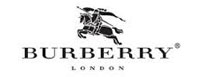 A logo of a horse and rider on a sign, indicating the brand name Burberry London .